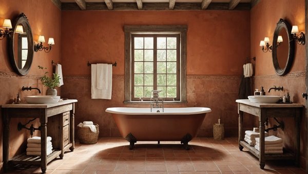Tomette salle de bain : charme rustique et durabilité pour votre espace